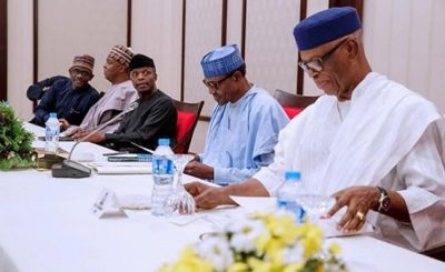 BREAKING: Buhari, others attend APC caucus meeting, Tinubu absent  %Post Title