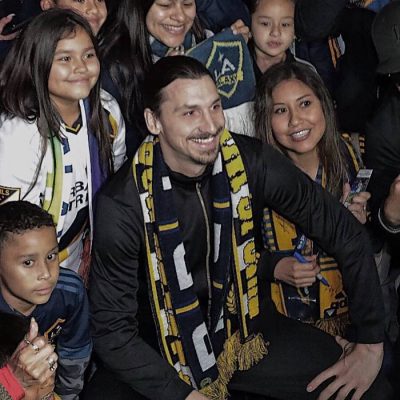 Galaxy supporters serenade Zlatan Ibrahimovic upon arrival at Los Angeles  %Post Title