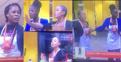 #BBNaija Drama: Khloe and Nina team up & nearly come to blows with CeeC (Video)  %Post Title