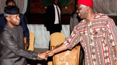 JUST IN: Osinbajo, Ekweremadu meet over snatched mace  %Post Title