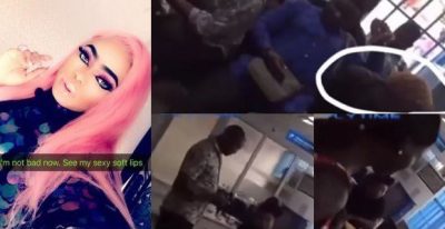 Bobrisky blasts women who confronted him over his dressing in a bank (Video)  %Post Title