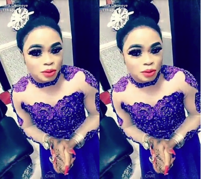 PHOTOS: Bobrisky Shares New Photos Of Himself Rocking A Bridesmaid Dress At A Wedding  %Post Title