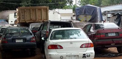 Seized vehicles