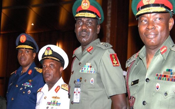 Why Service chiefs won’t be sacked now, by Presidency  %Post Title