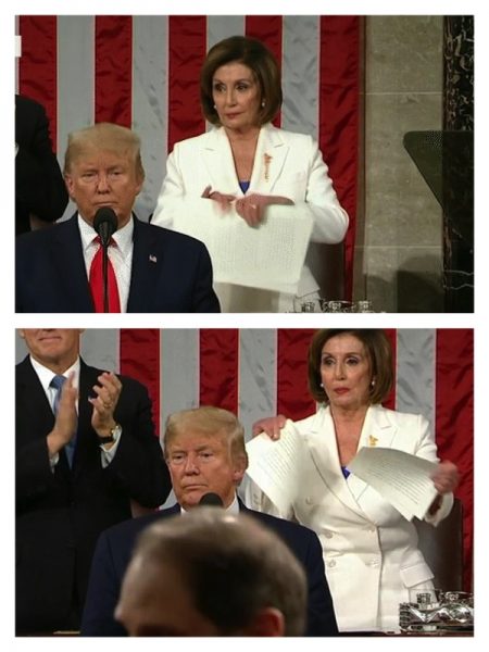 Trump snubs Speaker Pelosi , she rips his state of union speech  %Post Title