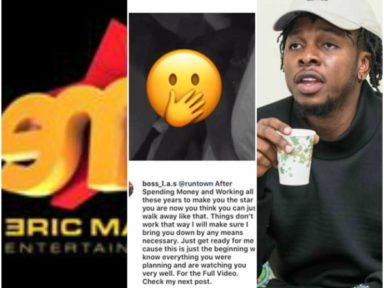 Runtown’s ‘sex tape’ is a desperate attempt to spoil our name – Eric Many GM  %Post Title