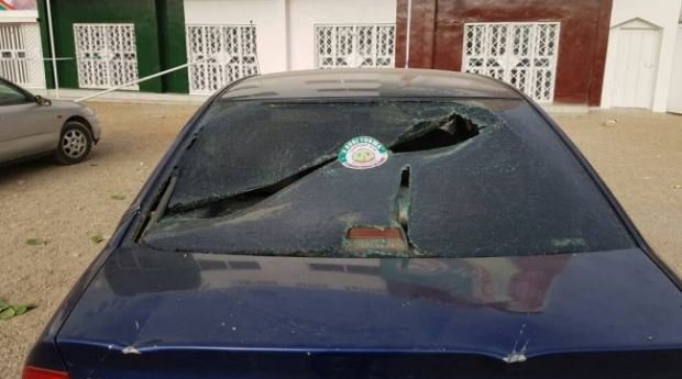 ‘Thugs’ invade Atiku’s campaign office in Katsina, destroy vehicles  %Post Title