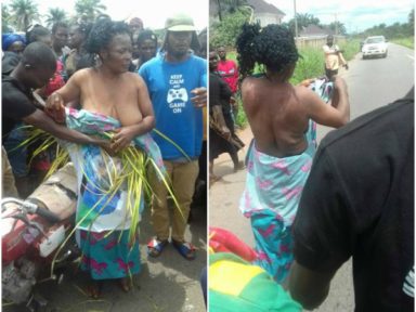 Lady accused of being a witch, stripped, flogged and excommunicated in Abia  %Post Title