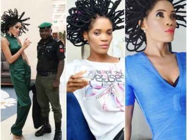 Model Chika Lann gets Police escort over scary threats because of her hair  %Post Title