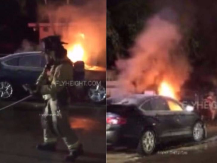 Lady sets her cheating boyfriend’s car on fire after failing to break the windows  %Post Title