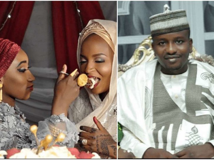 Nigerian lady feeds husband‘s 2nd wife at their wedding (Photos)  %Post Title