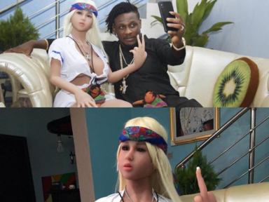 Nigerian singer takes delivery of his sex doll, names it Tontoh  %Post Title