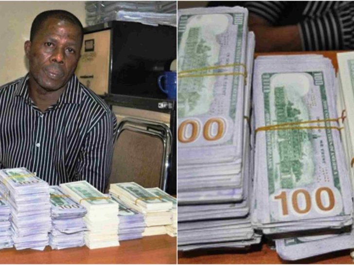 Man arrested with fake $400,000 by EFCC (Photos)  %Post Title