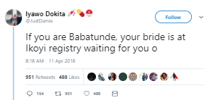 Man Fails To Show Up At His Wedding At Ikoyi Registry, Switches Off His Phones   %Post Title
