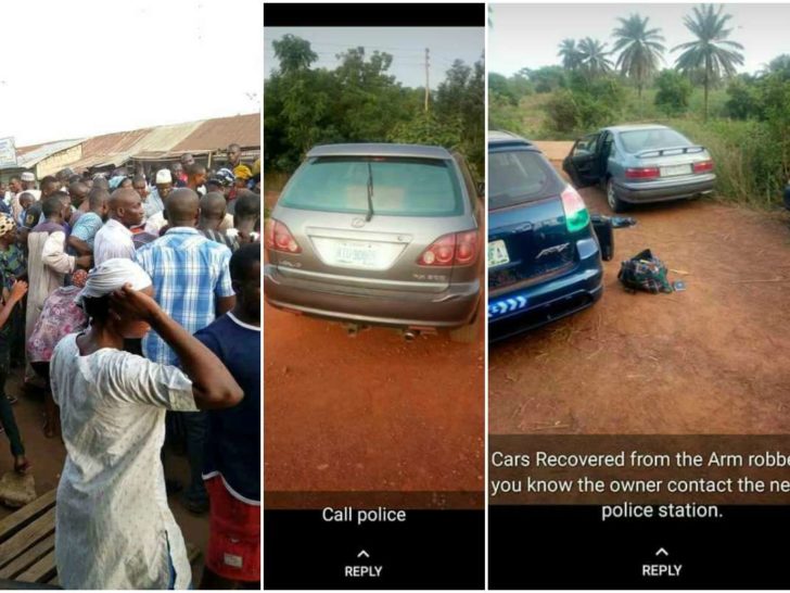 Offa bank robbery: Vehicles used by the armed robbers recovered (photos)  %Post Title