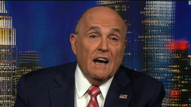 Rudy Giuliani says Trump didn't collude with Russia but can't say if campaign aides did %Post Title