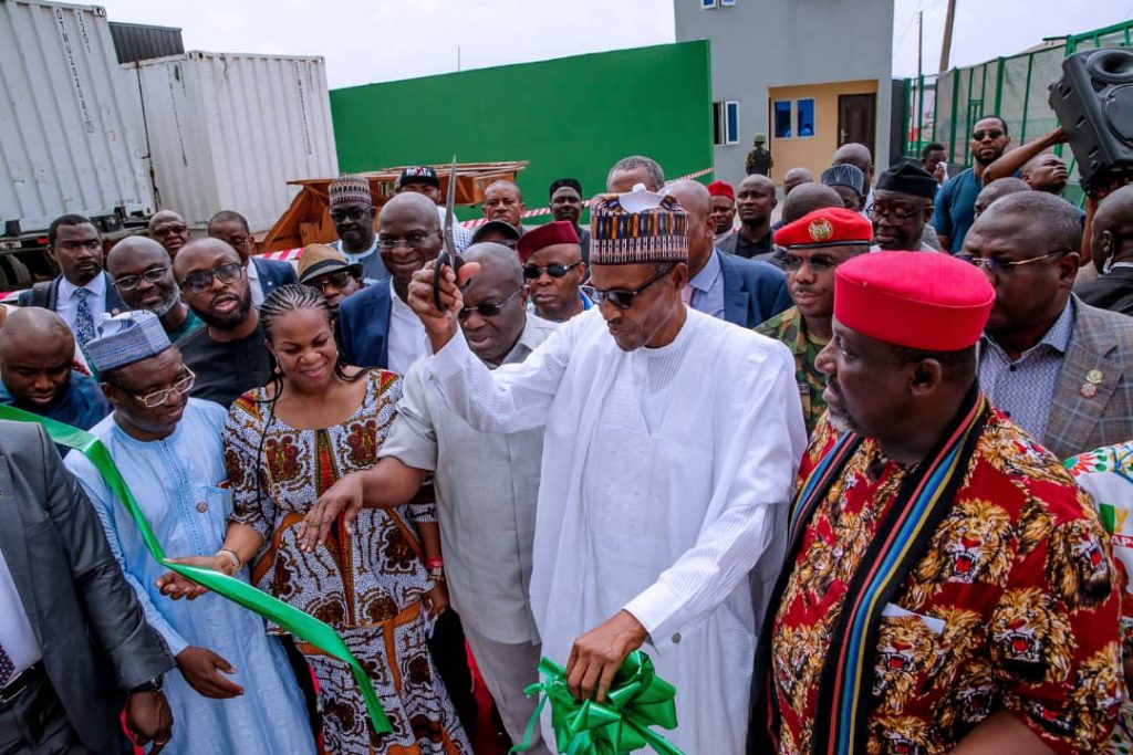 "Electricity has no political colour" - President Buhari declares at inauguration of IPP in Aba - Photo/Image