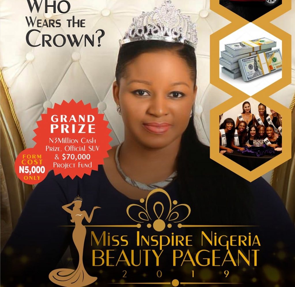 Win 3million Naira Cash Prize, Exotic SUV, $70,000 At The Nigeria Beauty Pageant 2019 - Photo/Image