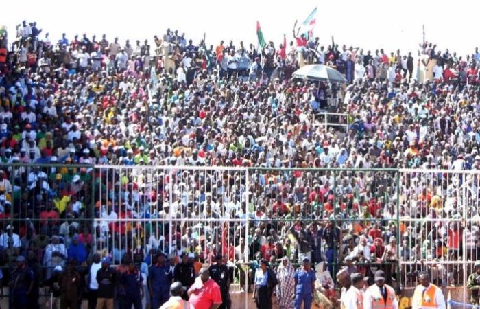 Lagos stadium agog for President Buhari’s Next Level campaign %Post Title