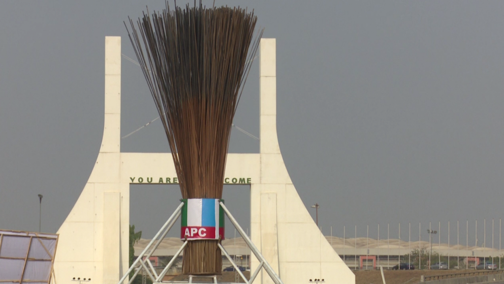 We Don’t Know Who Constructed The Giant Broom, Says APC %Post Title