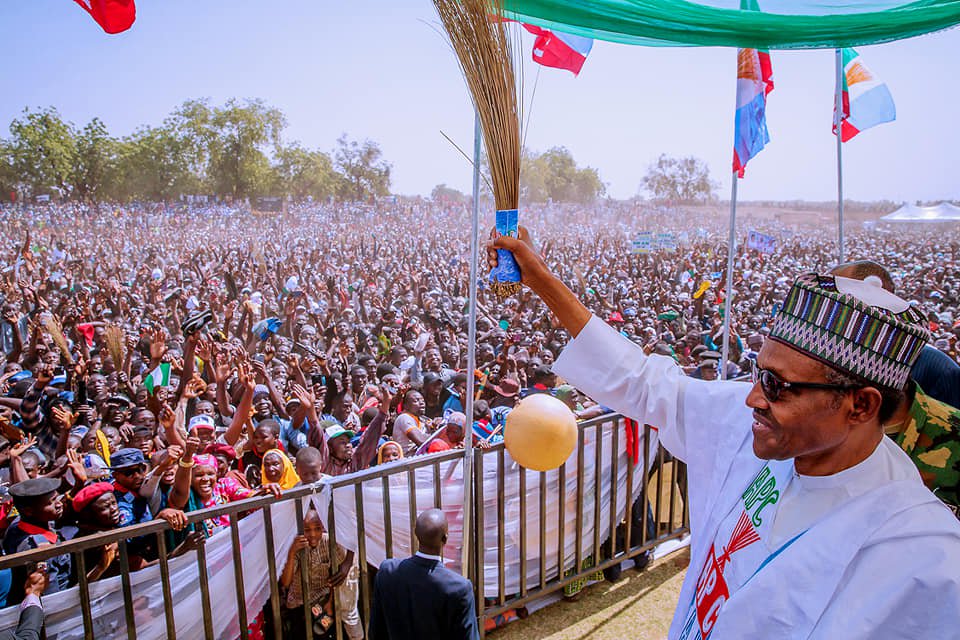 2019 election: Nobody will unseat me, Buhari vows %Post Title