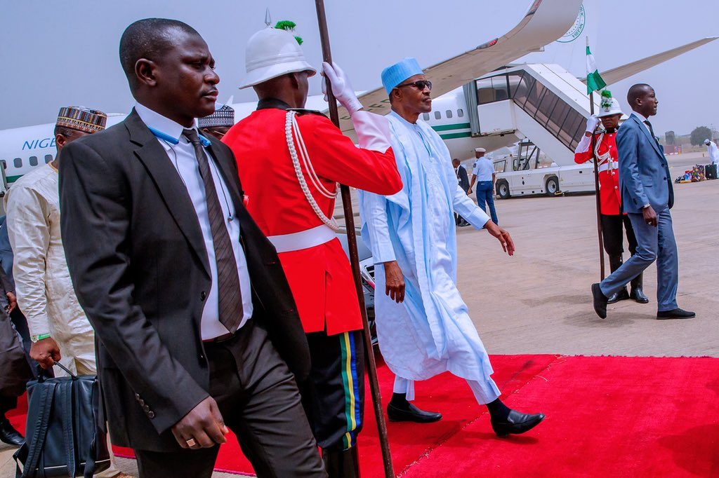 BREAKING: President Buhari arrives Abuja from Katsina %Post Title