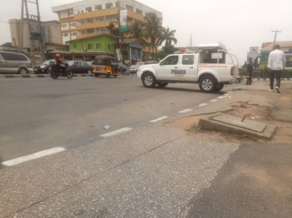 Police barricade anti-Tinubu rally in Lagos - Photo/Image