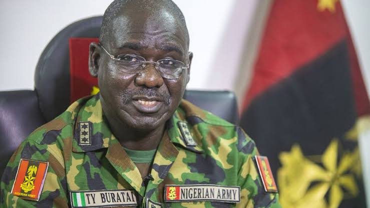 Sacking service chiefs won’t end Boko Haram, says Buratai  %Post Title