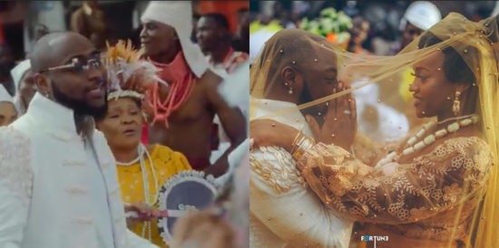 Watch As Davido and Chioma Wed In His New '1 Milli' Music Video  %Post Title
