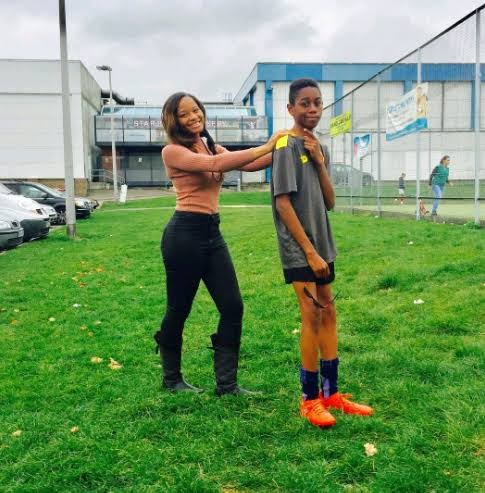 Kanu Nwankwo’s Son Sean Living Up To His Father’s Football Legacy (Photos)  %Post Title