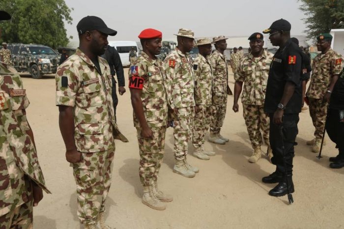 Buratai visits troops on the Boko Haram frontline  %Post Title