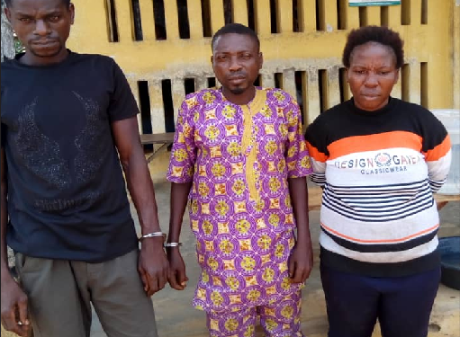 Police arrest man, wife for using son for ritual  %Post Title