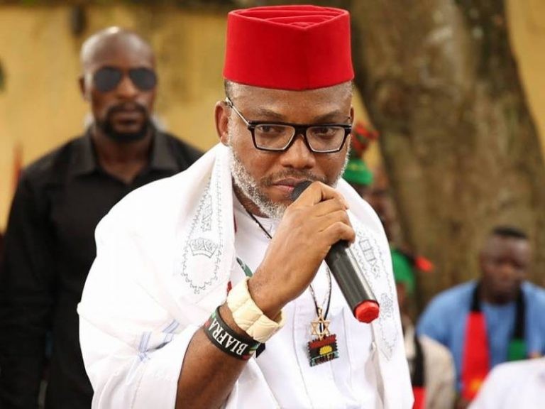 Nnamdi Kanu urges ex-President Jonathan to defend himself, wife, family  %Post Title
