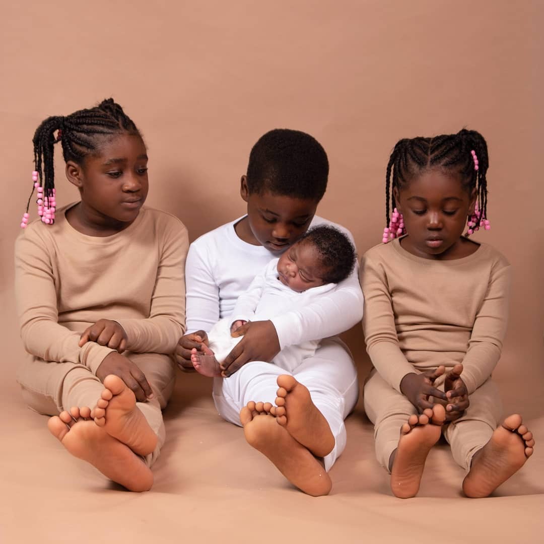 Mercy Johnson, hubby flood Instagram with children photos  %Post Title