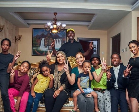 Ned Nwoko shows off his wives and children (Photo)  %Post Title