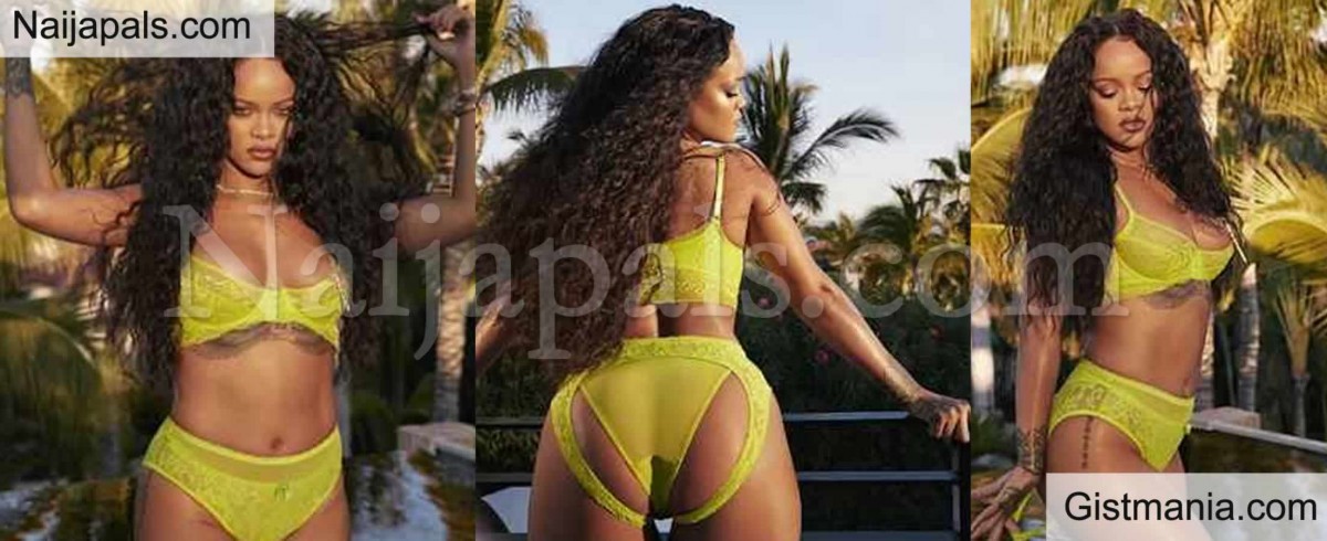 Rihanna Takes Her Fenty Underwear Advert to A Spicy Hot Level in New Photos  %Post Title