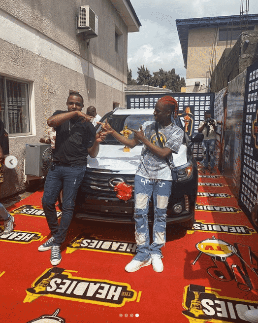 Rema picks up 2019 Headies ‘Next Rated’ SUV prize  %Post Title