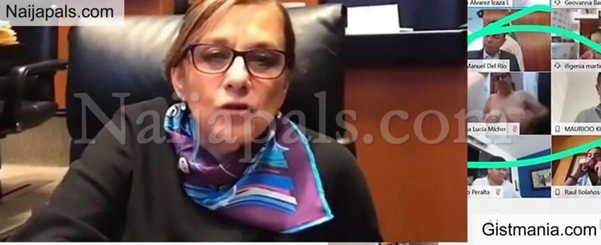 Mexican Senator, Martha Lucia Flashes Her Br3ast During Zoom Calls, Tenders Apology (Photo)  %Post Title