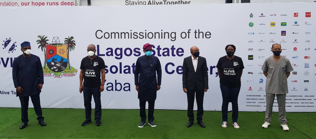 COVID-19: CACOVID DONATES 150-BED ISOLATION CENTER, MULTI-MILLION NAIRA MEDICAL EQUIPMENT TO LAGOS STATE  %Post Title