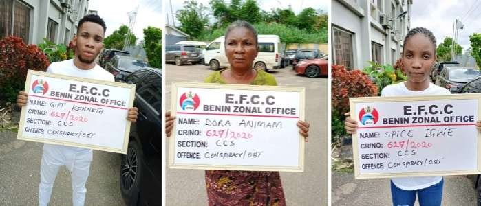 Uniport student, mother, girlfriend arrested for ‘internet fraud’  %Post Title