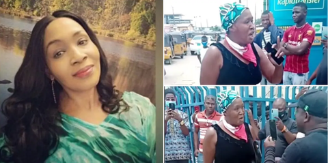 Kemi Olunloyo gets into heated argument with SARS, threatens to arrest officers (Video)  %Post Title