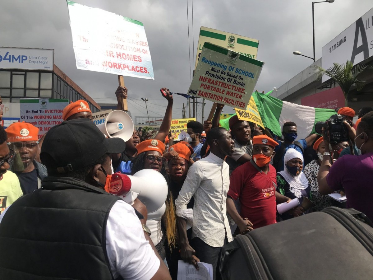 BREAKING: Nigerian police disperse ‘Revolution Now’ protesters in Lagos  %Post Title