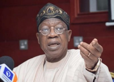 SERAP, other NGOs working to destabilise Nigeria - Lai Mohammed  %Post Title