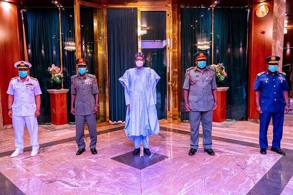 Buhari Holds National Security Council Meeting With Service Chiefs, Others  - Photo/Image