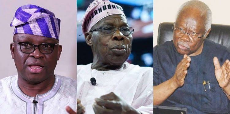 How Obasanjo sent Bode George to prison – Fayose  %Post Title