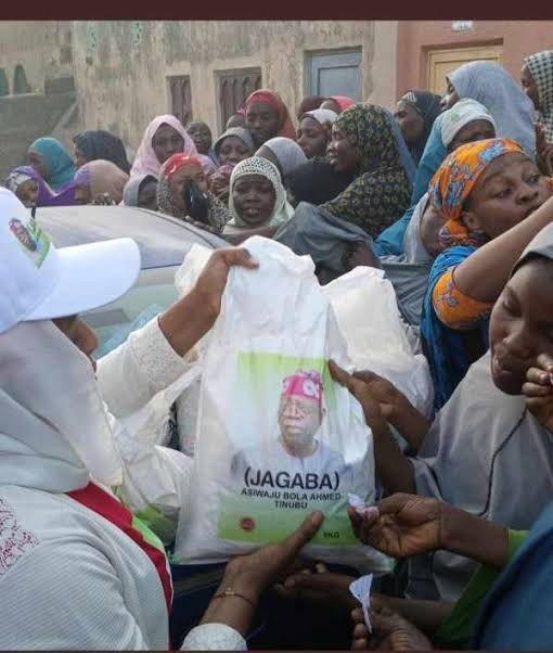 2023 Election: Tinubu-branded Rice Hits Kano, Distributed To Residents (Photos)  %Post Title
