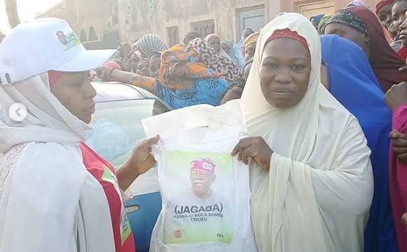 2023 Election: Tinubu-branded Rice Hits Kano, Distributed To Residents (Photos)  %Post Title