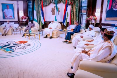 PHOTOS: Buhari, Jonathan meet in Aso Rock  - Photo/Image