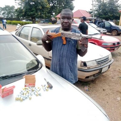 Police Arrest Notorious Gunrunner In Kaduna, Recover Weapons (Photos)  %Post Title