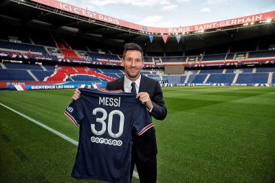 Lionel Messi’s PSG shirt sold out in 30 minutes  %Post Title